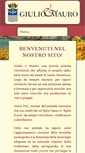 Mobile Screenshot of giulioemauro.it